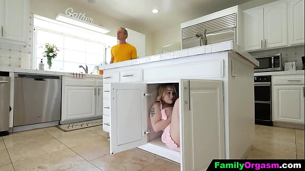 FamilyOrgasm – Old Man Convinces his Step Daughter to Go School